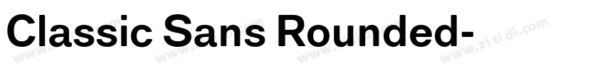 Classic Sans Rounded字体转换